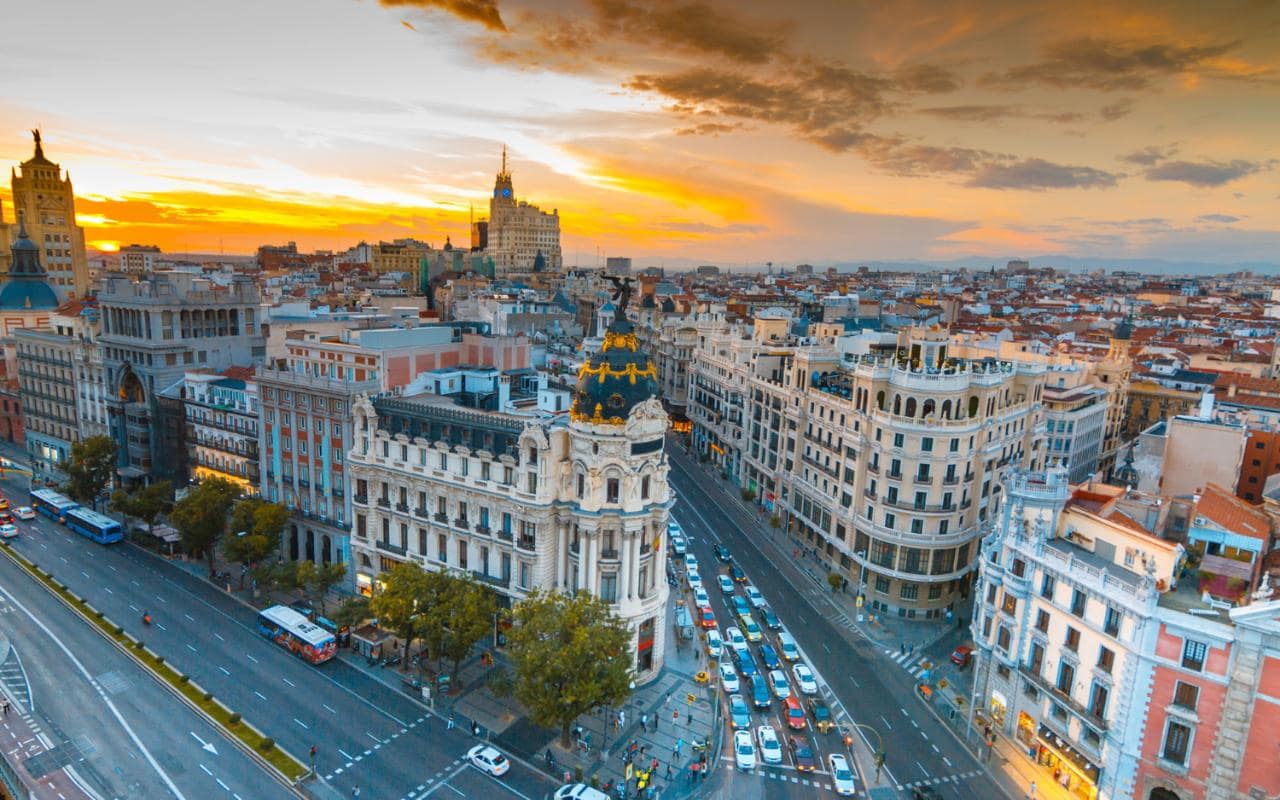 Alfresco day in Madrid