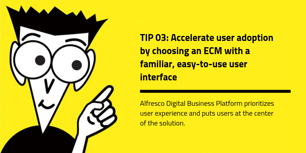alfresco user experience